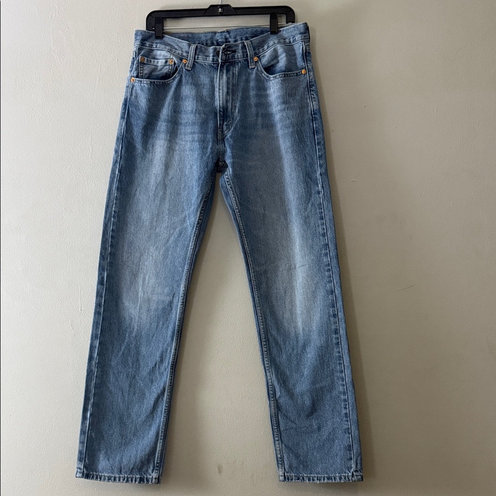 Levi’s 505 Original Straight Leg Jeans Light Wash W33 L32 Men’s Denim Vintage